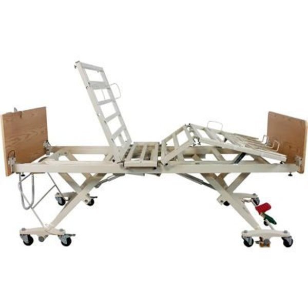 Dynarex DB300 Bariatric 5 Function Long Term Care Low Bed, Expands to 48in, Dynarex, Mfr#: 12013